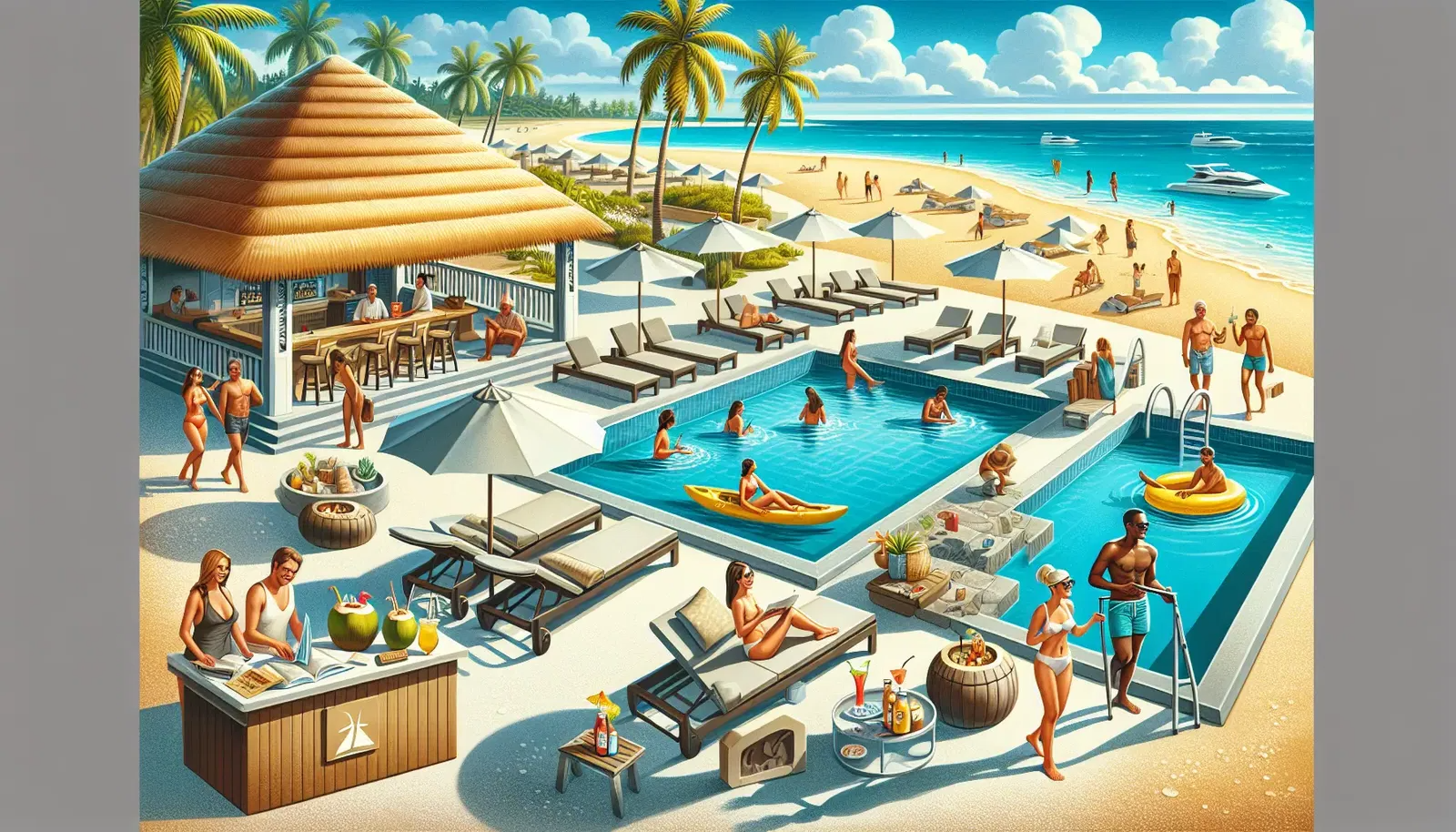 Détente en Resort Balnéaire